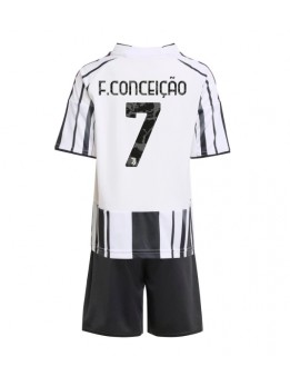 Detské Futbalové oblečenie Juventus Francisco Conceicao #7 2025-26 Krátky Rukáv - Domáci (+ trenírky)